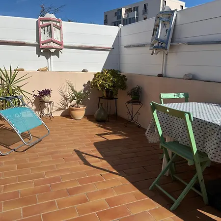 アパート L'oasis Bleue Et Terrasse セット