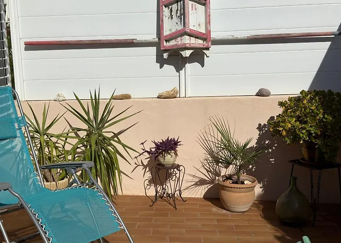 L'oasis Bleue Et Terrasse דירה