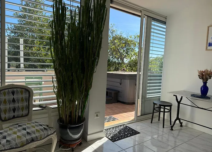 L'oasis Bleue Et Terrasse דירה *