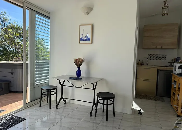 L'oasis Bleue Et Terrasse דירה